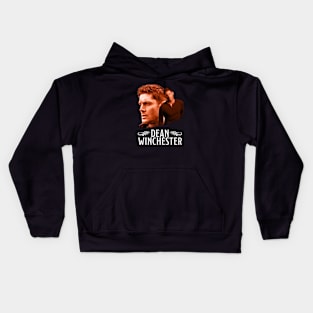 Supernatural Dean Winchester Glamour Shot Profile Kids Hoodie